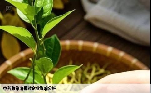 中药政策法规对企业影响分析