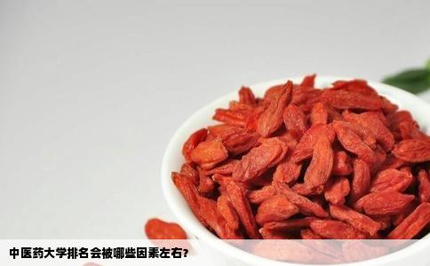 中医药大学排名会被哪些因素左右？