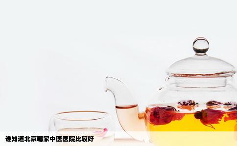 谁知道北京哪家中医医院比较好