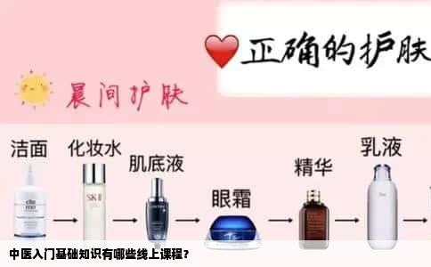 中医入门基础知识有哪些线上课程？