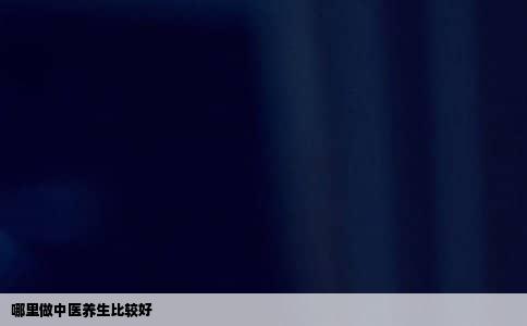 哪里做中医养生比较好
