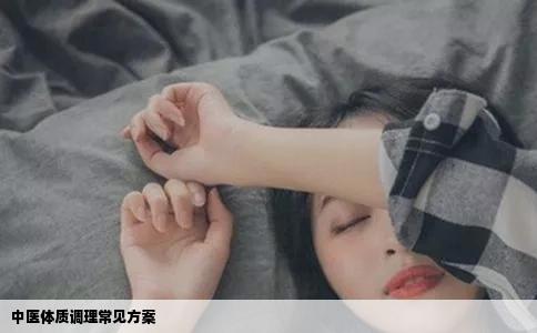 中医体质调理常见方案