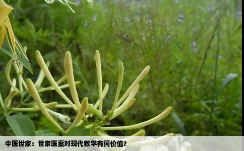 中医世家：世家医案对现代教学有何价值？