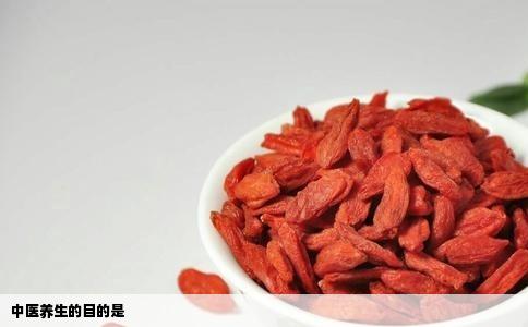 中医养生的目的是