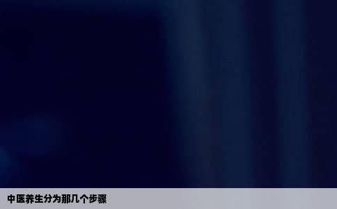 中医养生分为那几个步骤