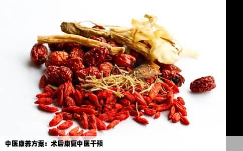 中医康养方案：术后康复中医干预