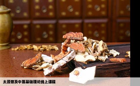 太原普及中医基础理论线上课程