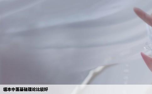 哪本中医基础理论比较好