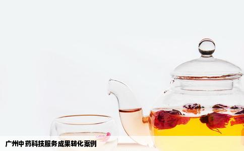 广州中药科技服务成果转化案例