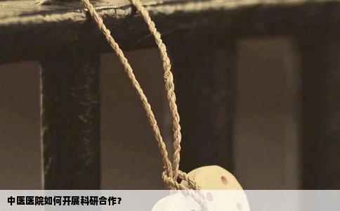 中医医院如何开展科研合作？