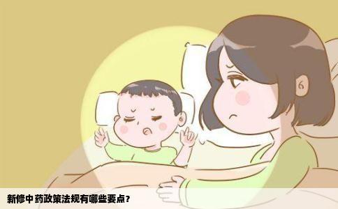 新修中药政策法规有哪些要点？
